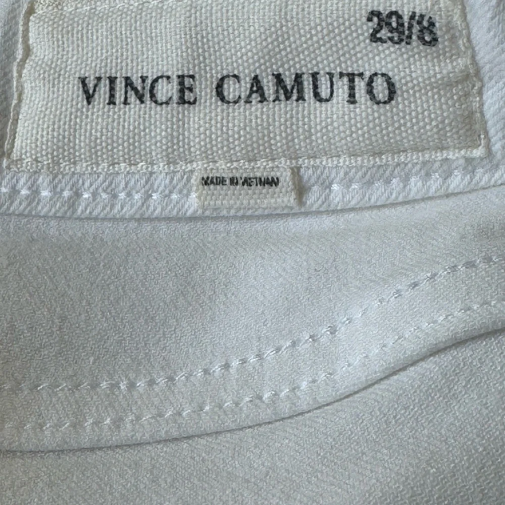 Vince Camuto White Skinny Jeans Stretchy Ankle-Length